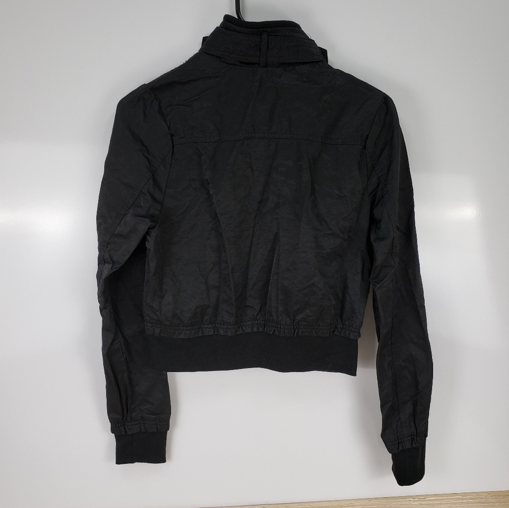 Active Basic Biker Style Cropped Jacket - image 2